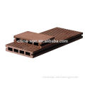 cheapest timber grain wood plastic composite flooring hollow WPC decking boards